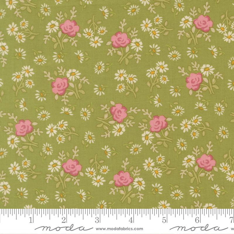 My Secret Garden Flower Grass - Quilt Fabric