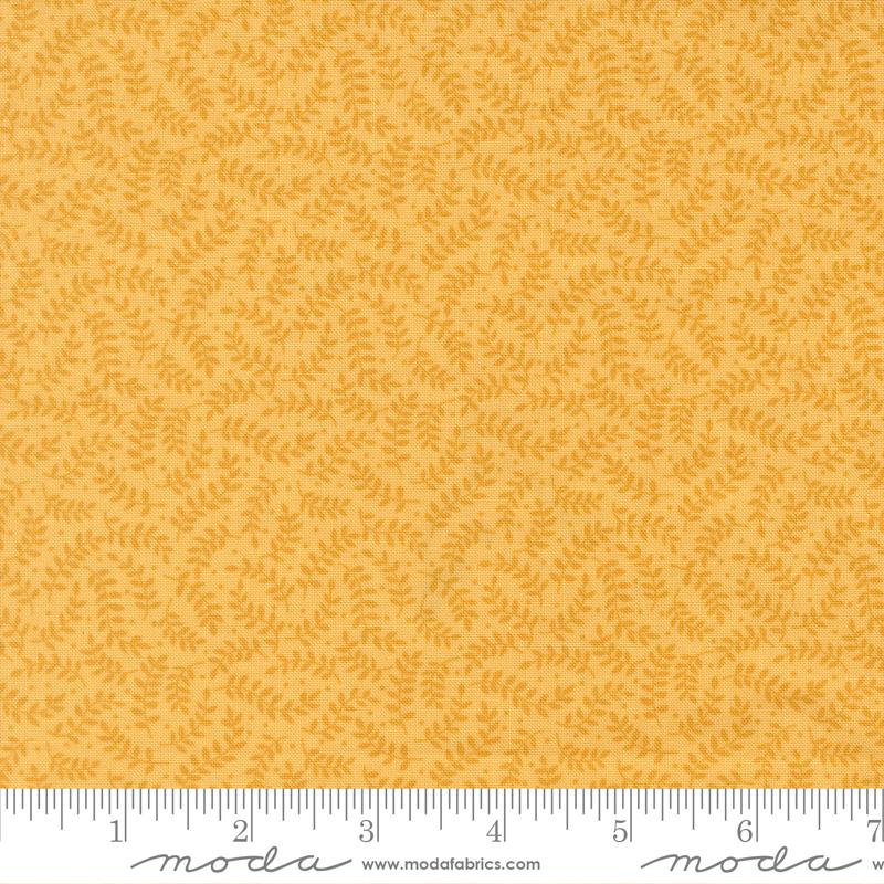 My Secret Garden Leaves Sunflower - Quilt Fabric