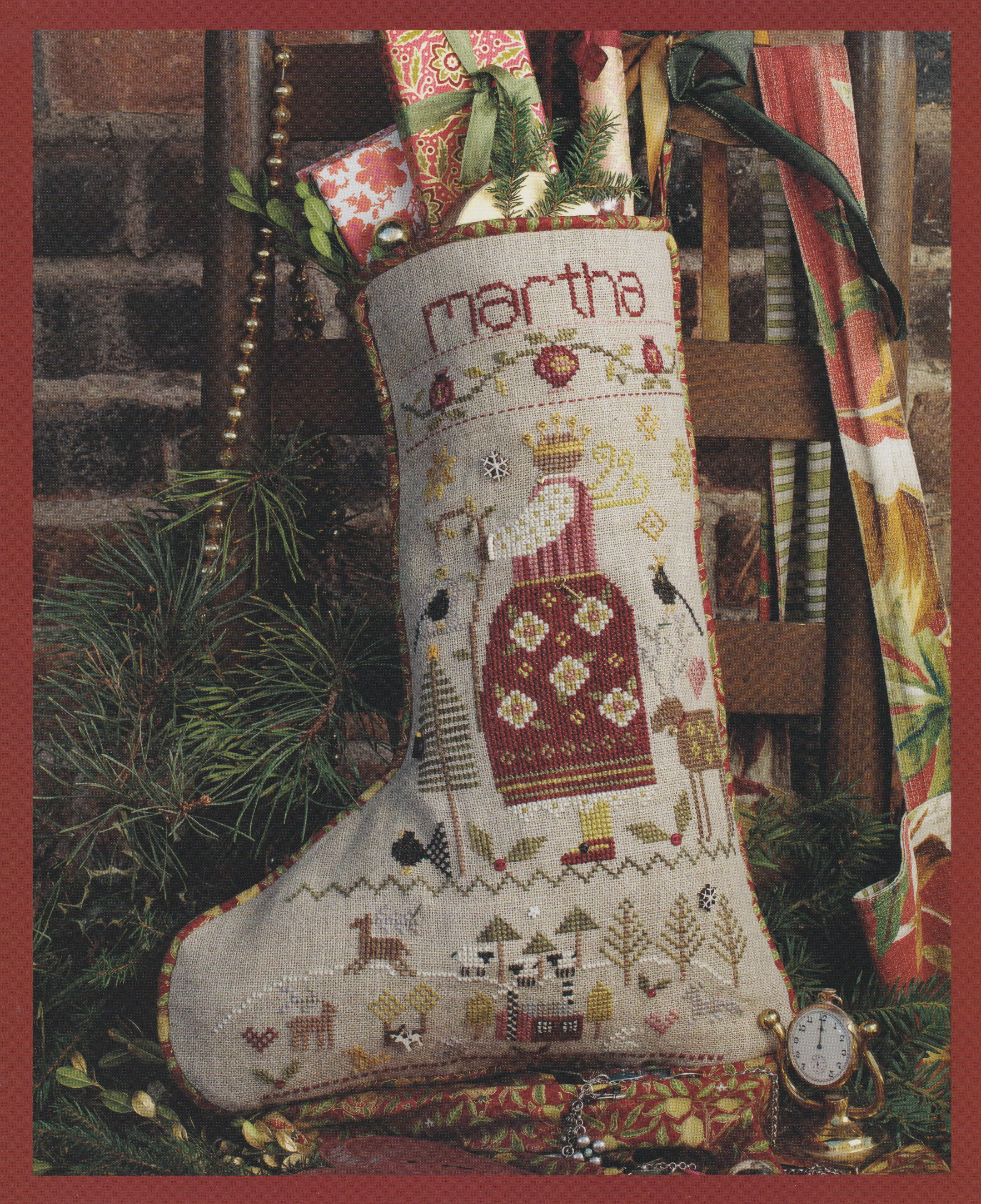 Martha's Stocking - Cross Stitch Pattern