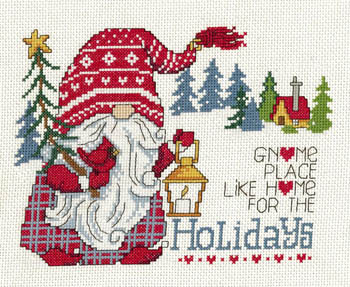 Gnome Place Like Home - Cross Stitch Pattern