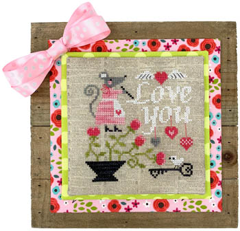 Mouse's Love Letter - Cross Stitch Pattern