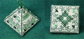 Pretty Pyramid 3 - Shamrocks Rock! - Cross Stitch Pattern