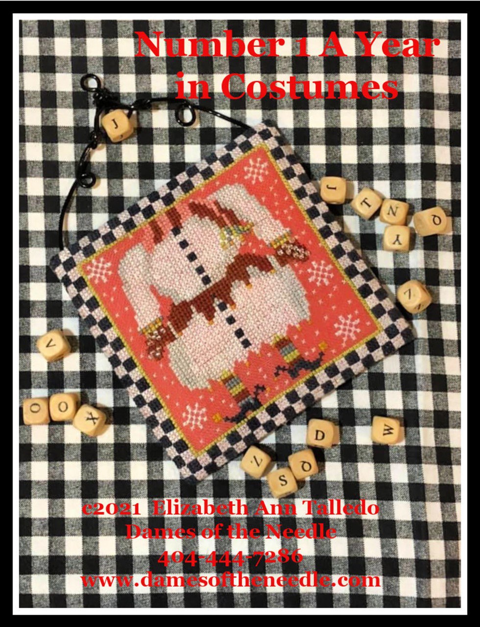 A Year in Costumes - Number 1 - Cross Stitch Pattern
