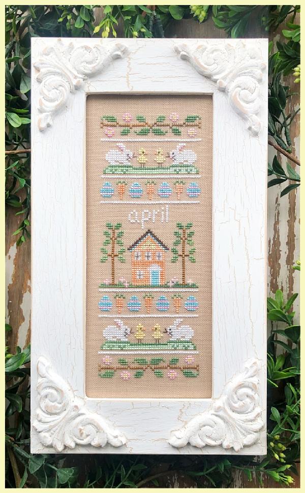 Sampler of the Month - April - Cross Stitch Pattern