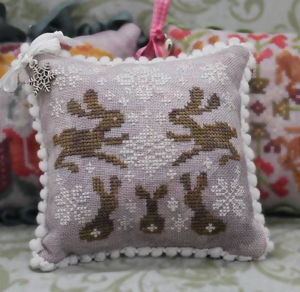 Rabbit Rabbit January - Cross Stitch Pattern