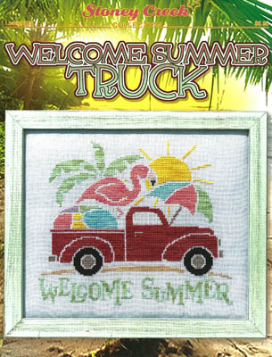 Welcome Summer Truck - Cross Stitch Pattern