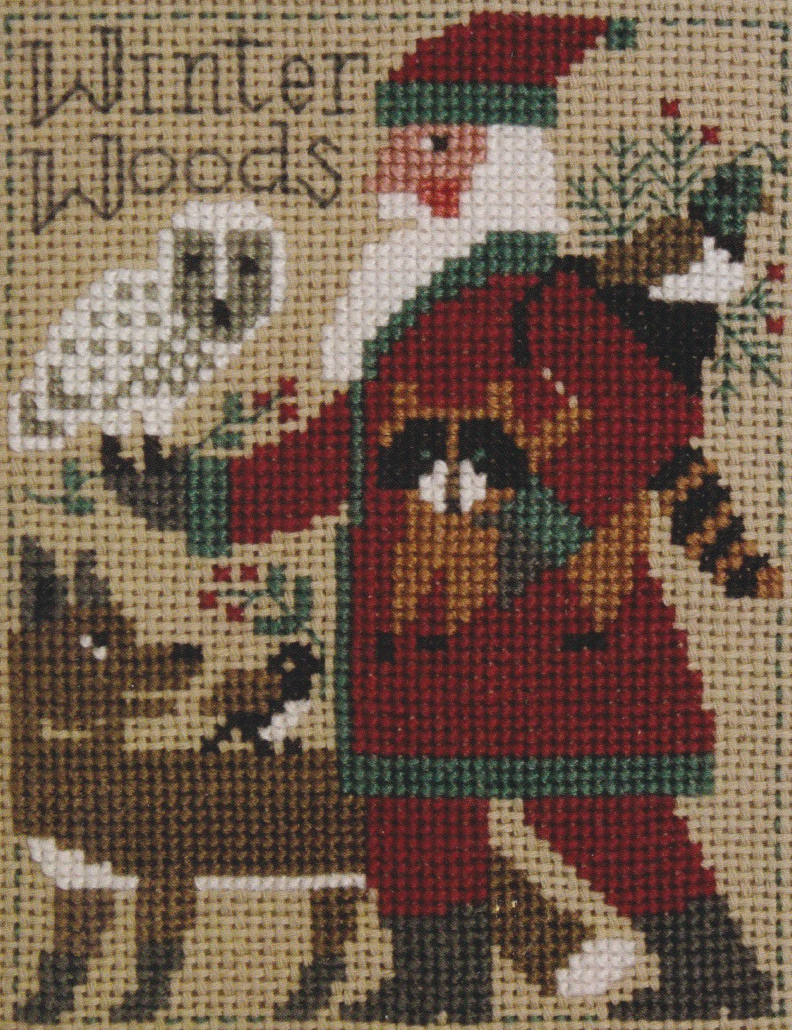 2021 Schooler Santa - Cross Stitch Pattern