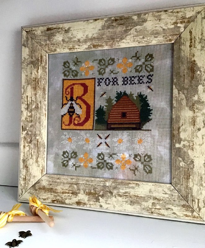 B for Bees - Cross Stitch Pattern
