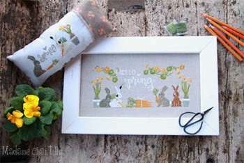 Hello Spring 2021 - Cross Stitch Pattern