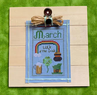 Pocket Pattern March - Cross Stitch Pattern