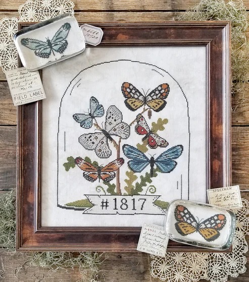 Butterfly Cloche - Cross Stitch Pattern