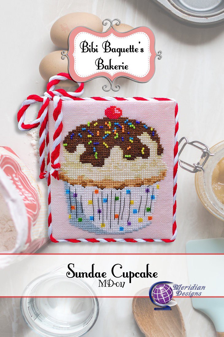 Sundae Cupcake - Cross Stitch Pattern