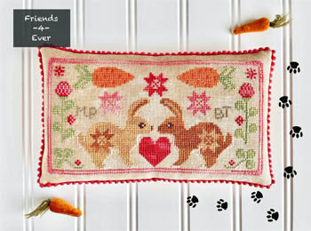 Friendship Series BFF Bunnies - Cross Stitch Pattern