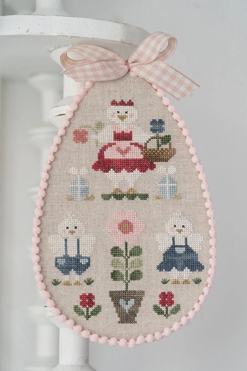 Oeuf de Poule (Chicken Egg) - Cross Stitch Pattern