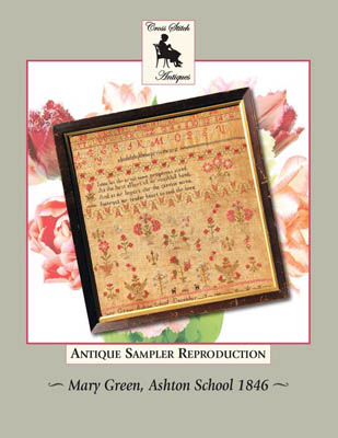 Mary Green, Ashton School 1846 - Cross Stitch Pattern