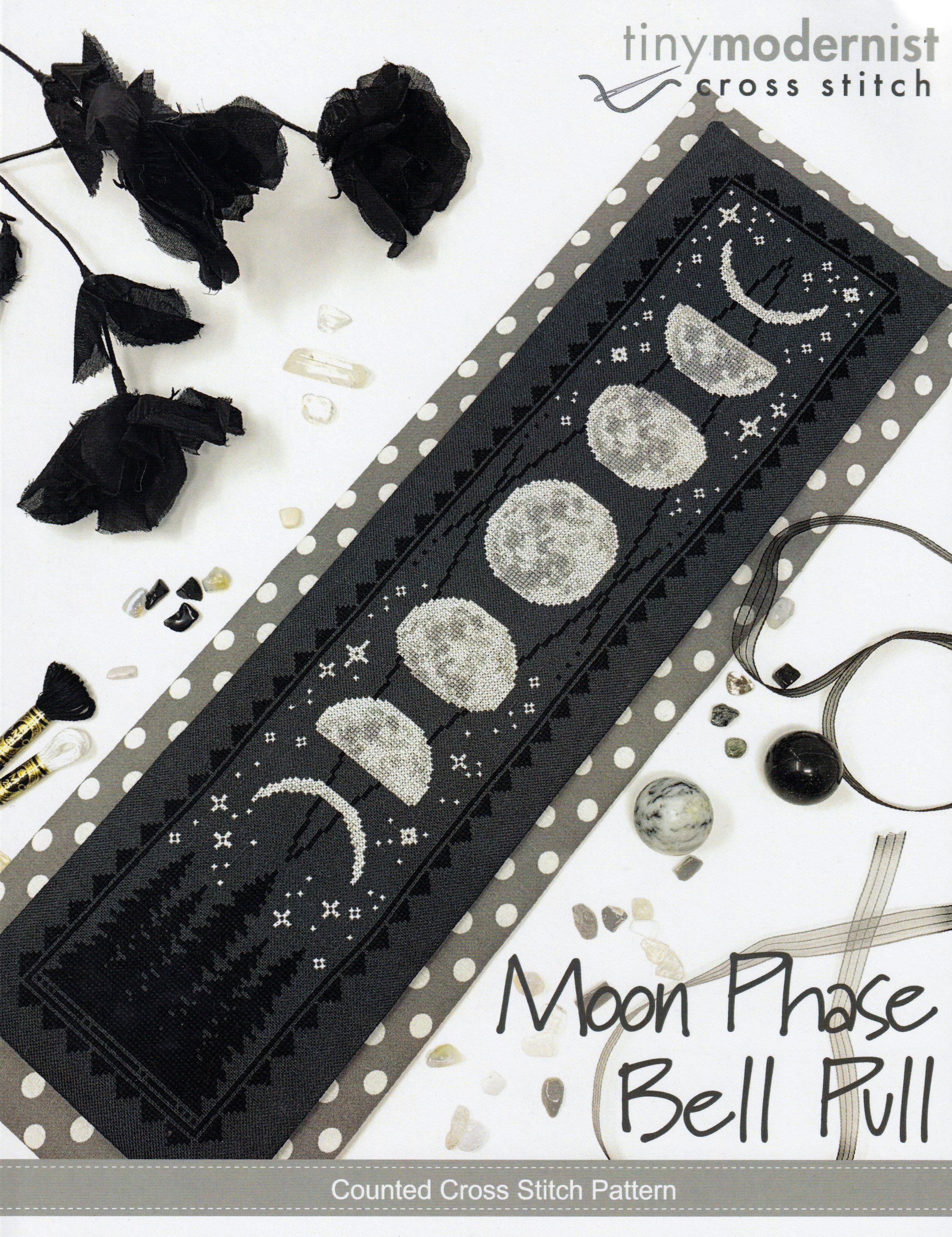 Moon Phase Bell Pull - Cross Stitch Pattern