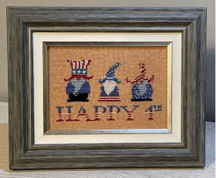 Happy 4th - Cross Stitch Pattern