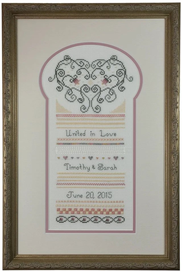 With All My Heart - Cross Stitch Pattern