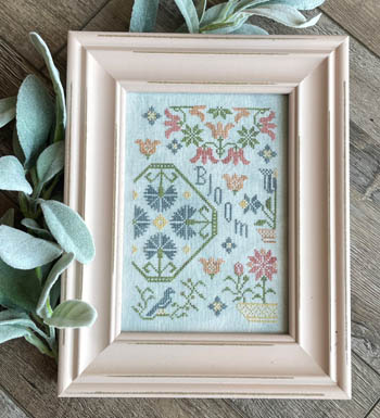 Quaker Blooms - Cross Stitch Pattern