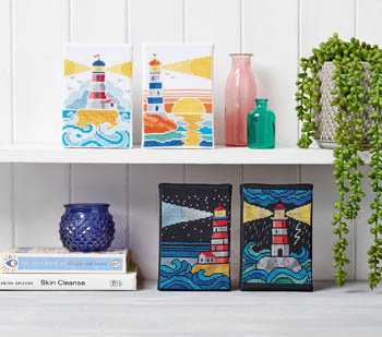 Seashore Lighthouses - Cross Stitch Pattern