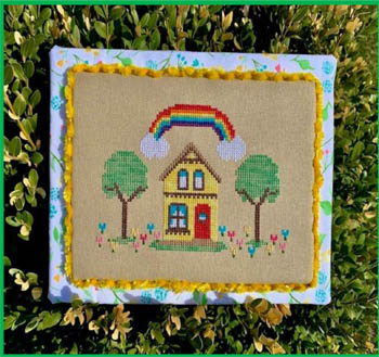 Rainbow House - Cross Stitch Pattern