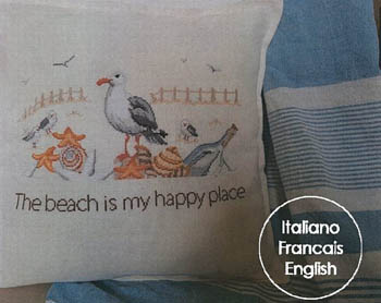 Beach is My Happy Place - Cross Stitch Pattern