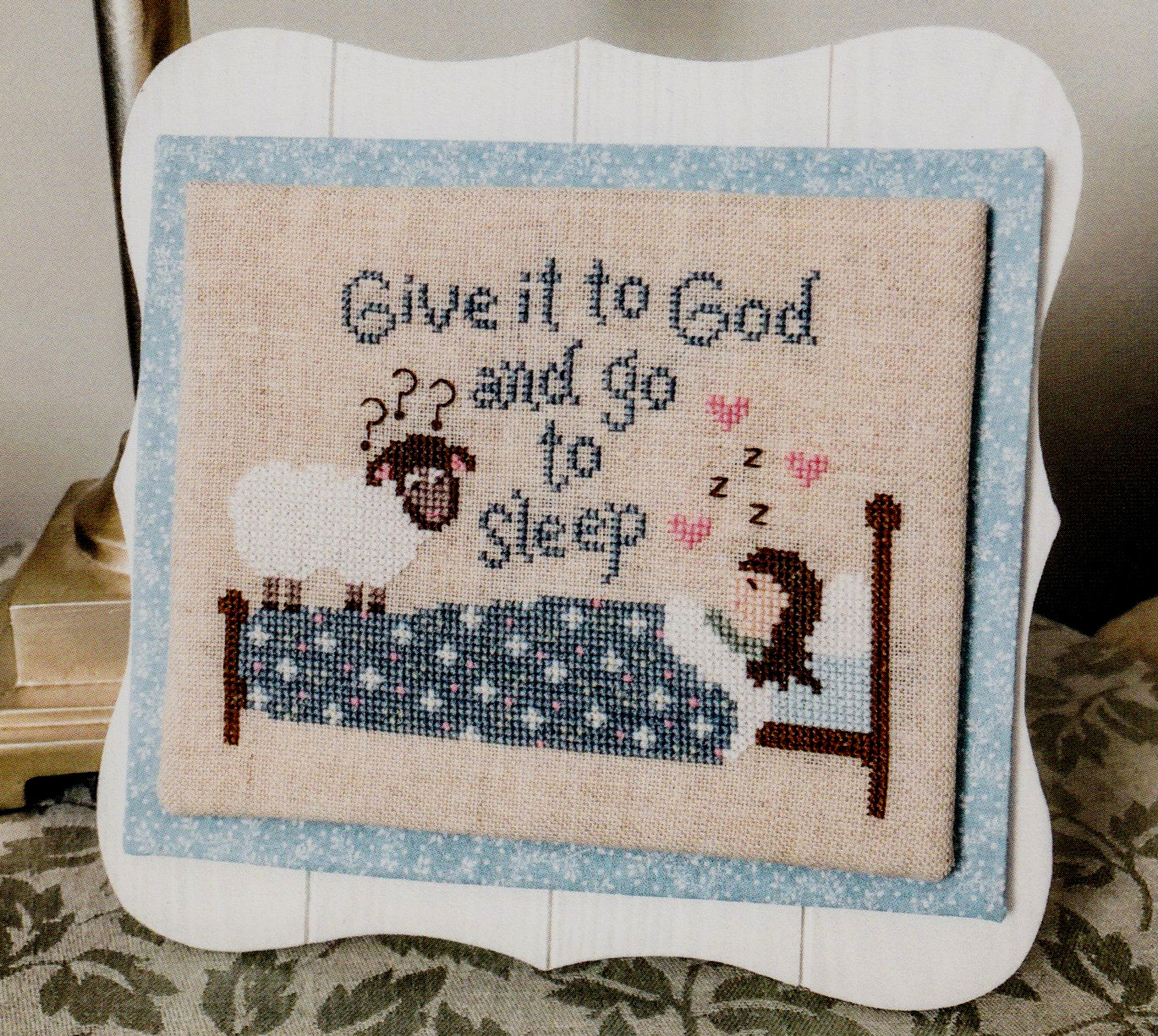 Give it to God - Christian Cross Stitch Pattern