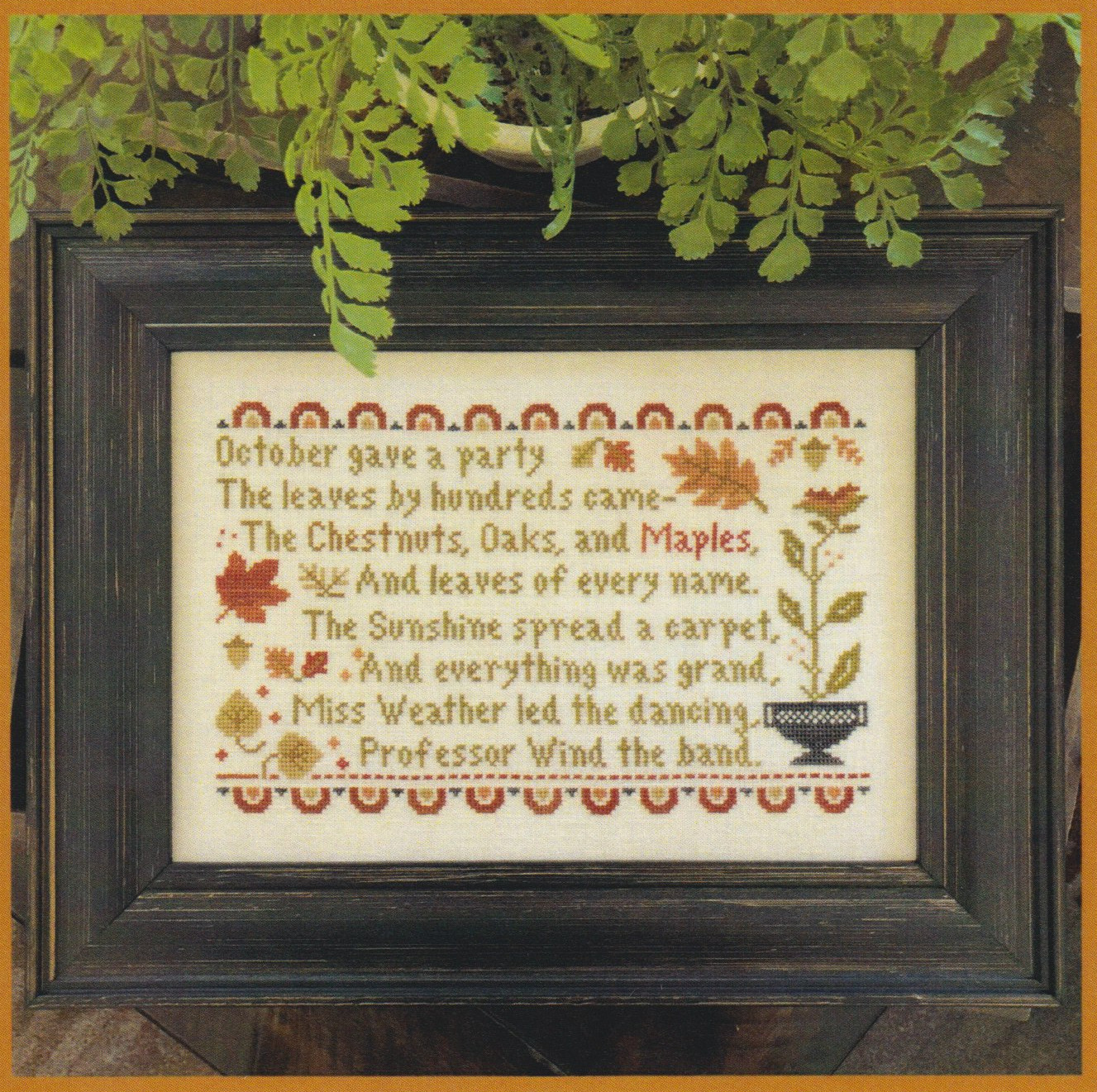 October's Party - Cross Stitch Pattern
