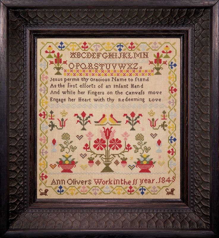 Ann Oliver 1845 - Cross Stitch Pattern