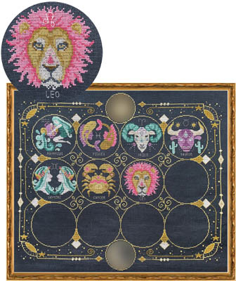 Zodiac Signs Part 7 - Cross Stitch Pattern
