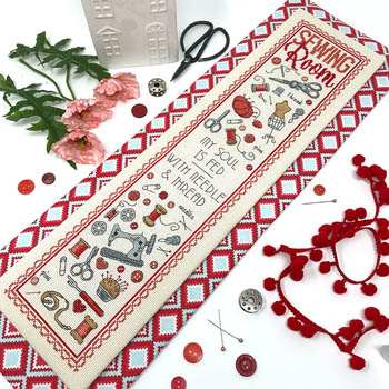 Sewing Room Bell Pull - Cross Stitch Pattern