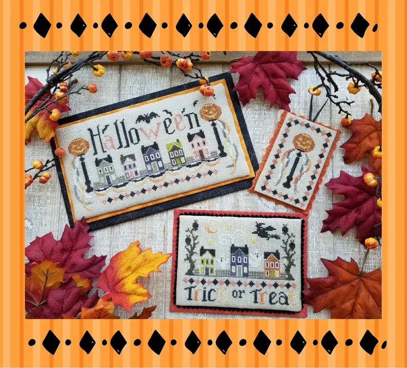 Halloween Street - Cross Stitch Pattern