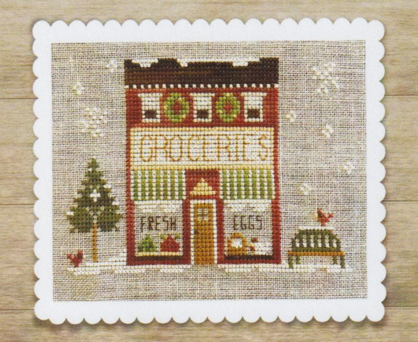 Grocery Store - Hometown Holiday- Cross Stitch Pattern