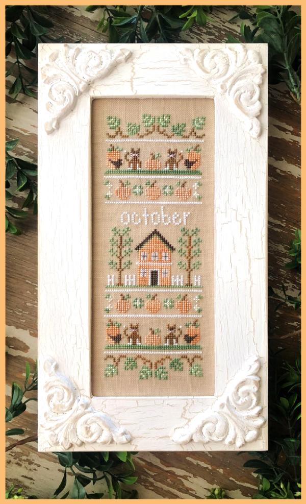 Sampler Of The Month - October - Cross Stitch Pattern