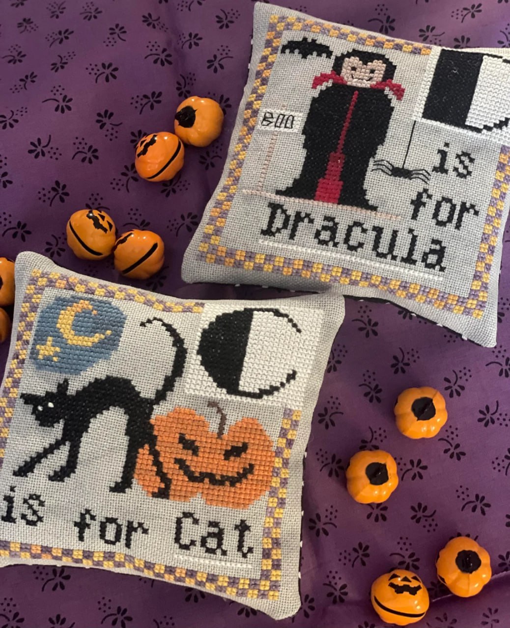 Halloween Alphabet C&D - Cross Stitch Pattern