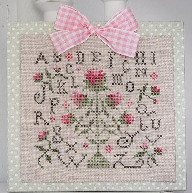 ABC Aux Roses - Cross Stitch Pattern