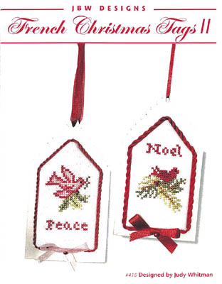 French Christmas Tags II - Cross Stitch Pattern