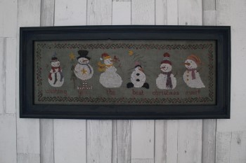 Snowmen Wish You - Cross Stitch Pattern