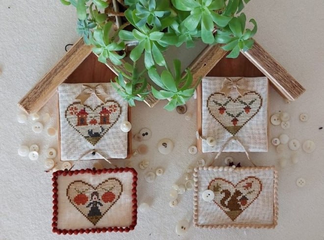 Fall Ornaments - Cross Stitch Pattern