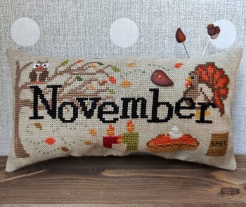 When I Think Of November - Cross Stitch Pattern