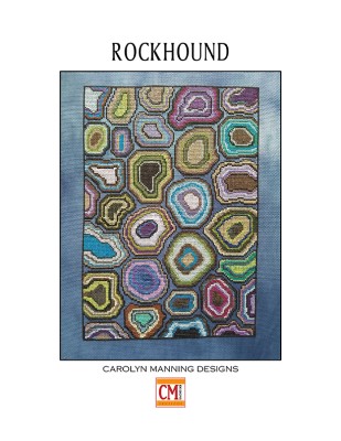 Rockhound - Cross Stitch Pattern, zoomed in. Select this picture to zoom back out.