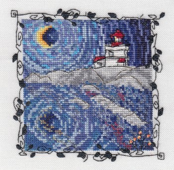 Deep Waters Lighthouse - Cross Stitch Pattern