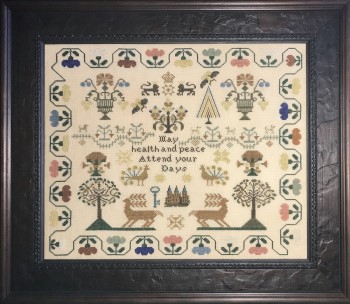 May Health And Peace Attend Your Days - Cross Stitch Pattern