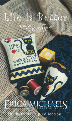 Life is Better Meow - Cross Stitch Pattern