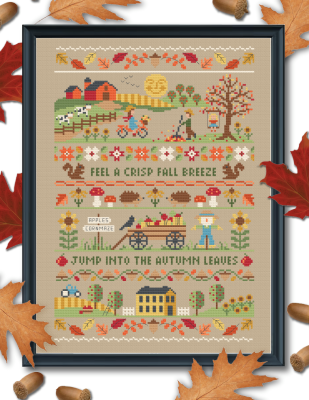 Autumn Band Sampler - Cross Stitch Pattern