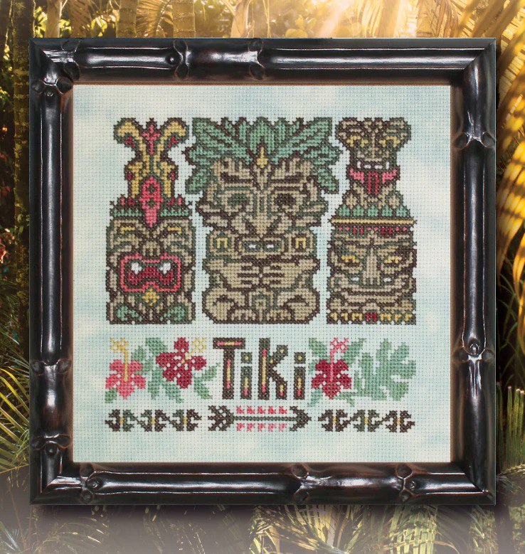 Tiki Time - Cross Stitch Pattern