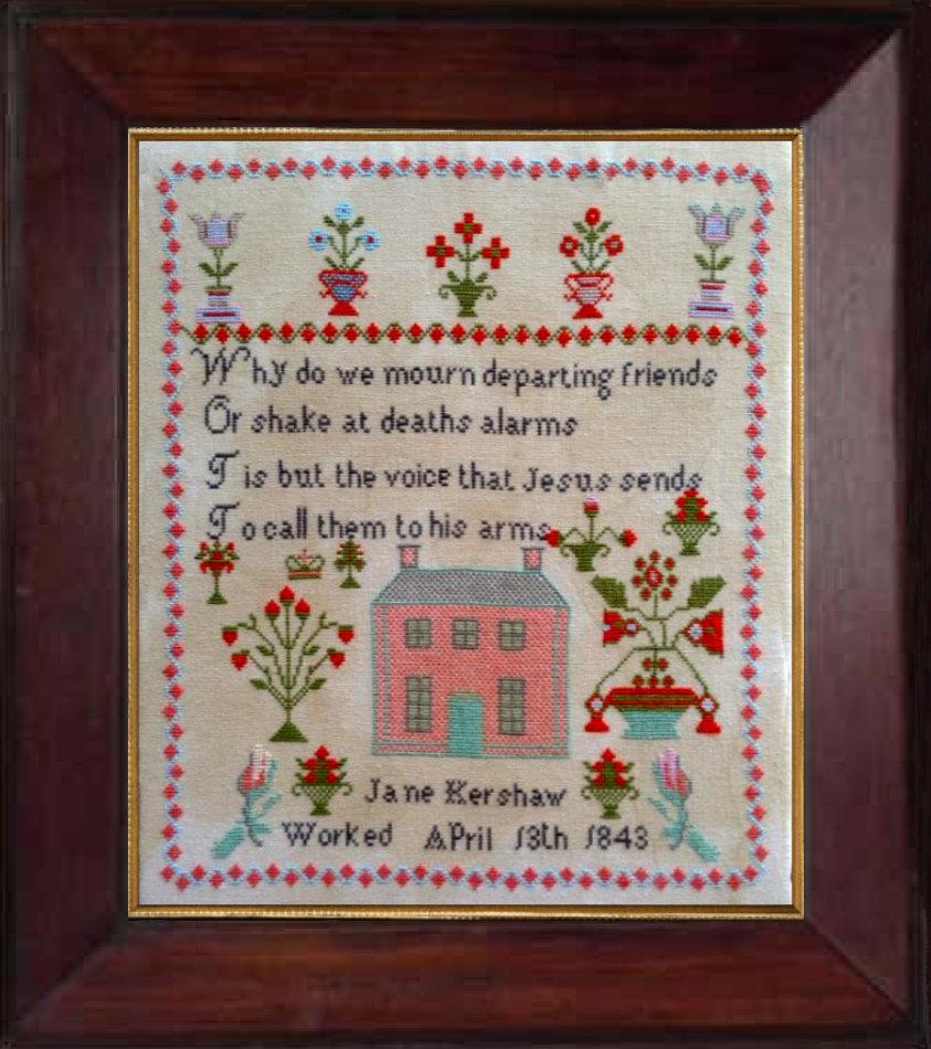 Jane Kershaw 1843 - Cross Stitch Pattern