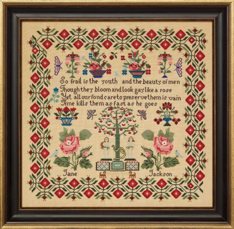 Jane Jackson c 1820-40 - Cross Stitch Pattern