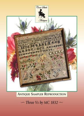 Three Vs by MC 1832 - Cross Stitch Pattern