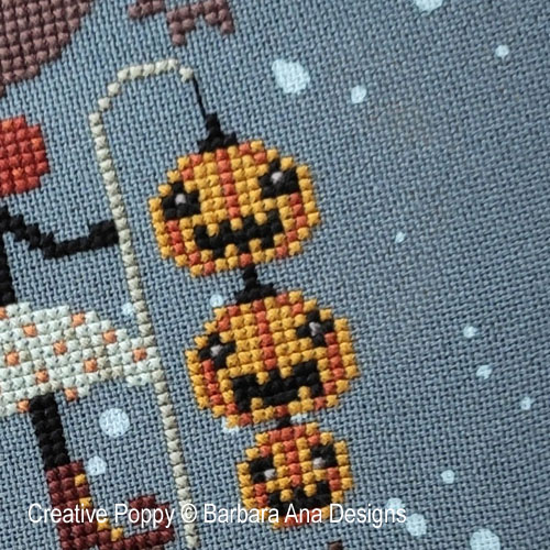 Trick Or Treat (Halloween Night) - Cross Stitch Pattern